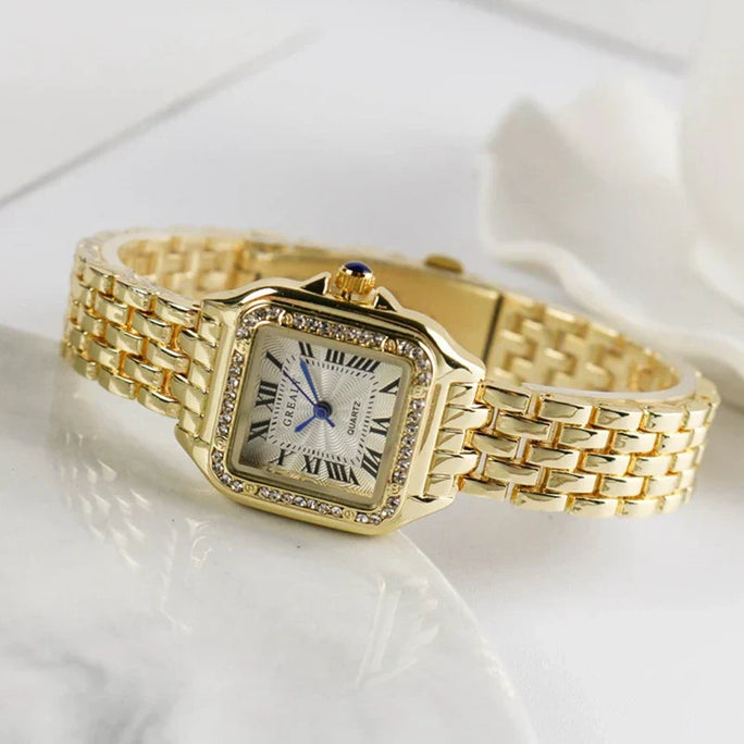 Ladies’ Quartz Square Watch – Elegant, Timeless Design for Women