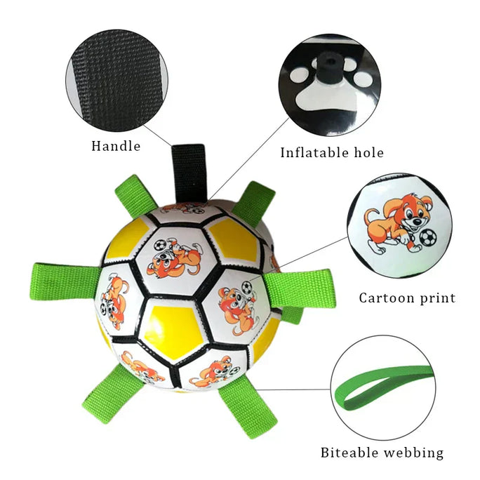 Interactive Dog Football Toy – Durable, Fun & Engaging for Active Dogs