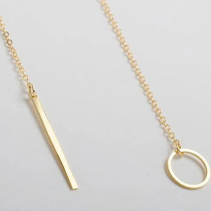 Minimalist Round Pendant Necklace – Simple, Elegant Jewelry for Every Occasion