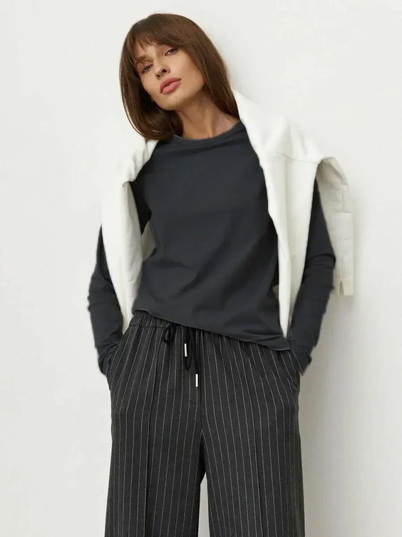 100% Cotton Long-Sleeve T-Shirt – Soft, Durable, and Comfortable