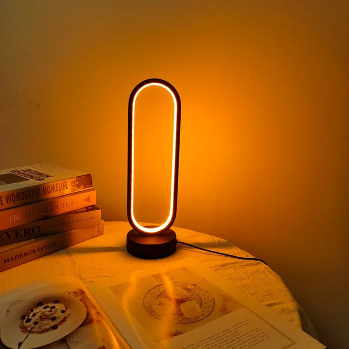 Three-Color LED Bedside Lamp – Adjustable, Stylish, Energy-Efficient