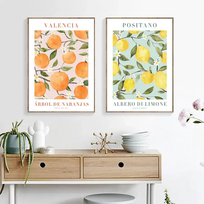 Abstract Vintage Plant Wall Art – Serene, Timeless Nature-Inspired Decor