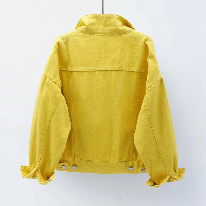 Oversized Classic Denim Jacket – Timeless & Stylish, 5 Sizes Available