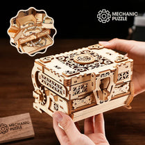 3D Wooden Jewelry Box Puzzle – Create & Treasure a Timeless Piece