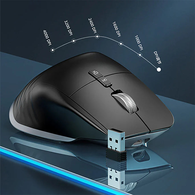 Multi-Device Wireless Bluetooth Mouse – Ergonomic & Seamless Control