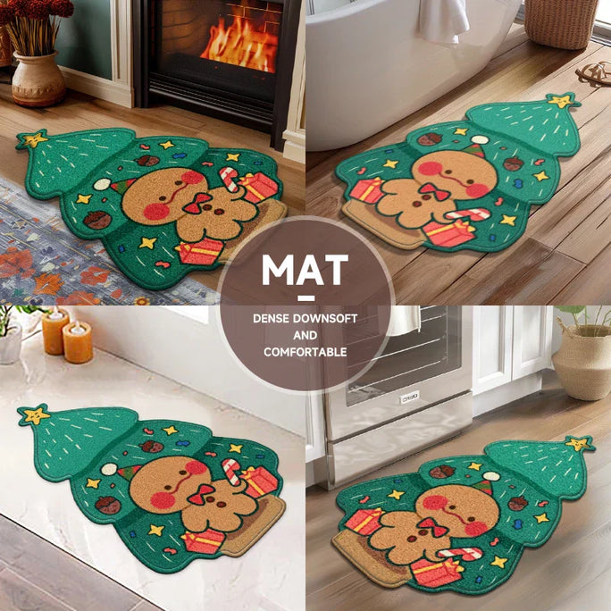 Gingerbread Christmas Doormat – Festive & Durable Holiday Decor