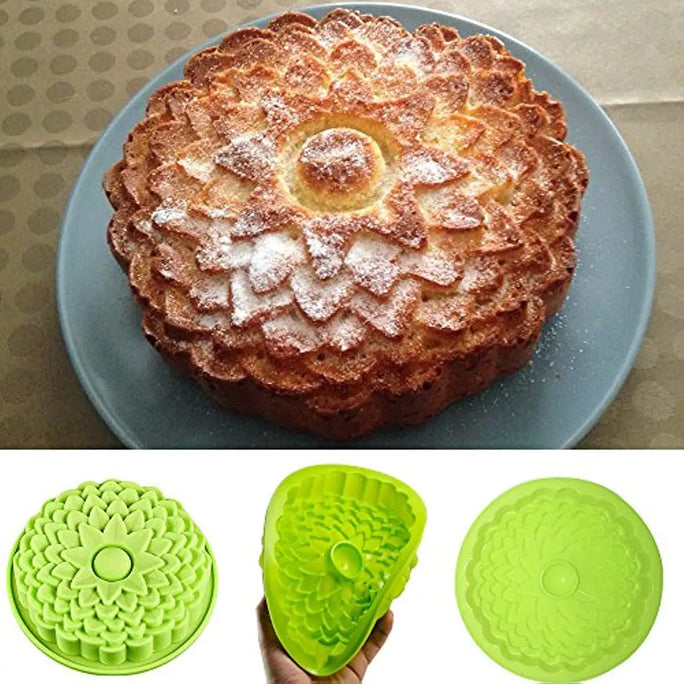Spiral Silicone Cake Mold – Create Beautiful, Non-Stick Cakes