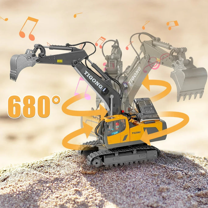 Remote Control Excavator Truck – Durable & Fun for Kids, Perfect for Play