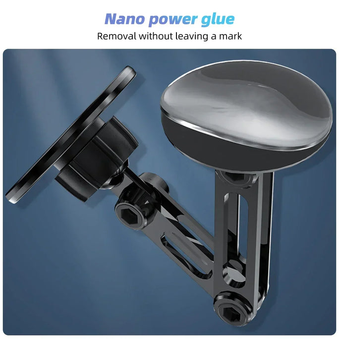 720° Magnetic Car Phone Holder - Hands-Free Driving & Strong Grip
