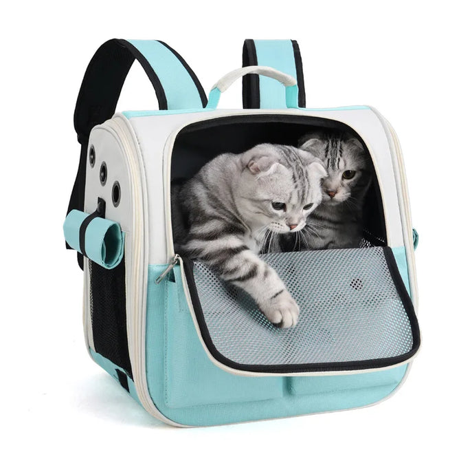 Foldable Cat Carrier Backpack – Comfortable, Stylish & Convenient for Travel