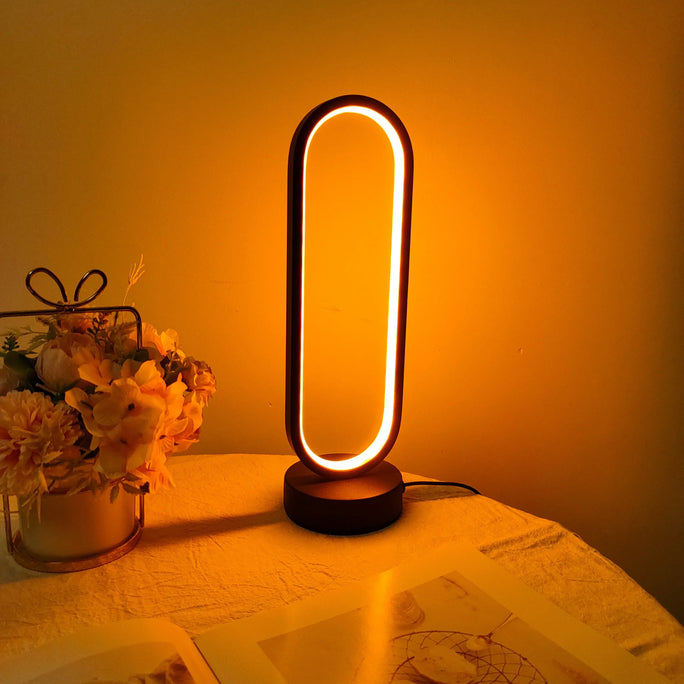 Three-Color LED Bedside Lamp – Adjustable, Stylish, Energy-Efficient