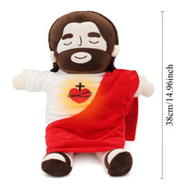 Breathing Jesus Plush Toy – Soothing Musical Sleep Companion with 4-Mode Adjustment | Christmas Gift for Kids