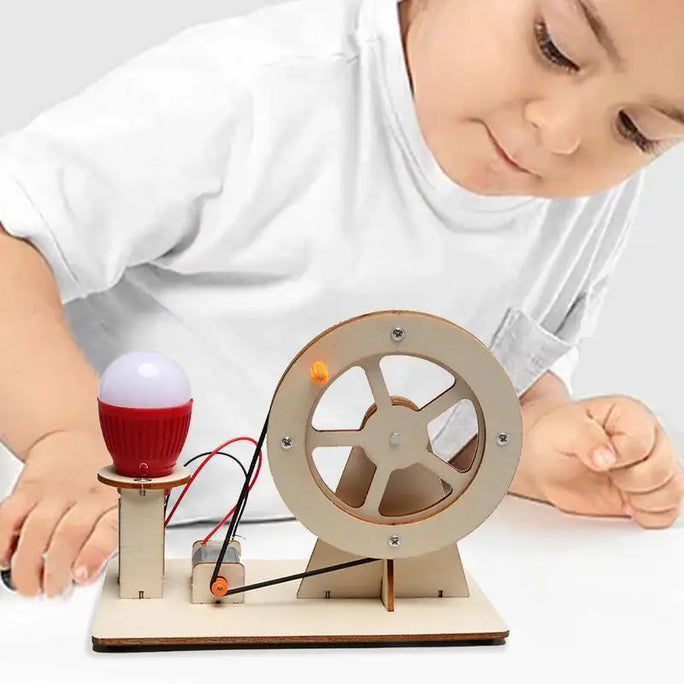 Manual Electricity Generator Kit – STEM Energy Lab for Young Innovators