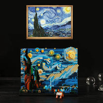 tarry Night Building Blocks Set – Build Van Gogh’s Masterpiece