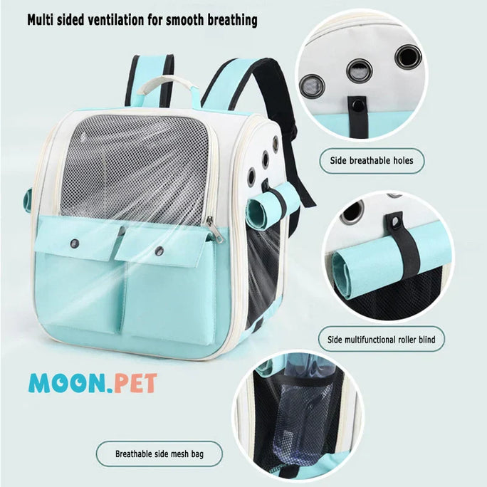 Foldable Cat Carrier Backpack – Comfortable, Stylish & Convenient for Travel