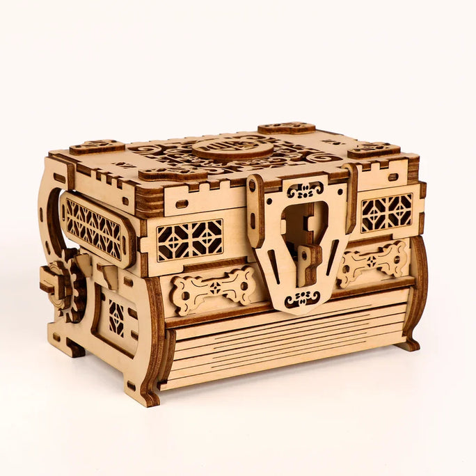 3D Wooden Jewelry Box Puzzle – Create & Treasure a Timeless Piece