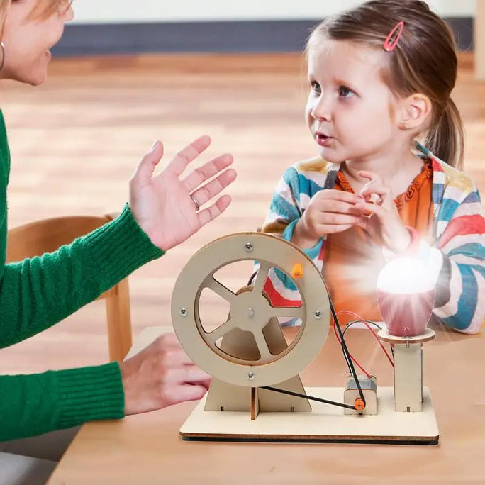 Manual Electricity Generator Kit – STEM Energy Lab for Young Innovators