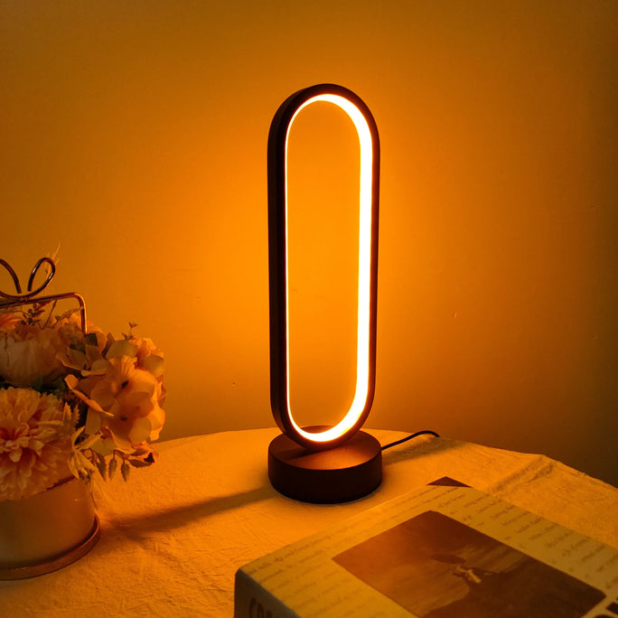 Three-Color LED Bedside Lamp – Adjustable, Stylish, Energy-Efficient
