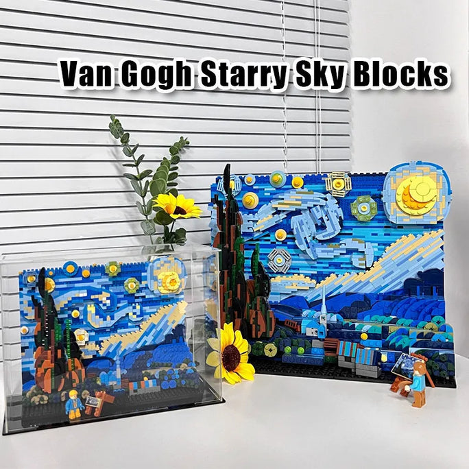 tarry Night Building Blocks Set – Build Van Gogh’s Masterpiece