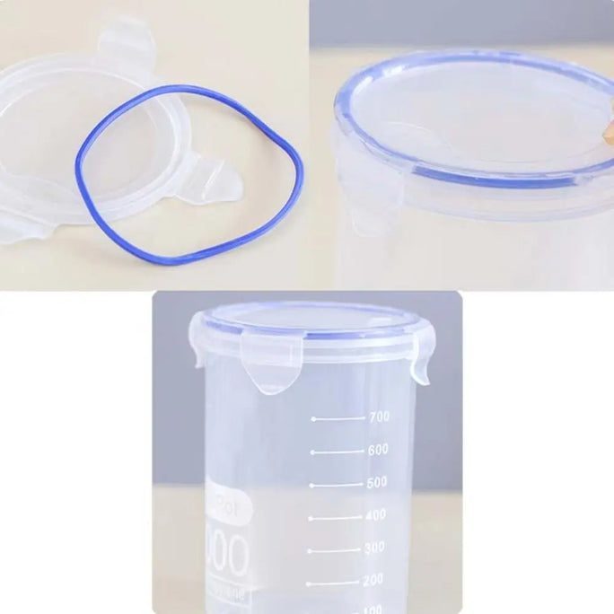 Airtight Transparent Food Jars – Preserve Freshness & Flavor