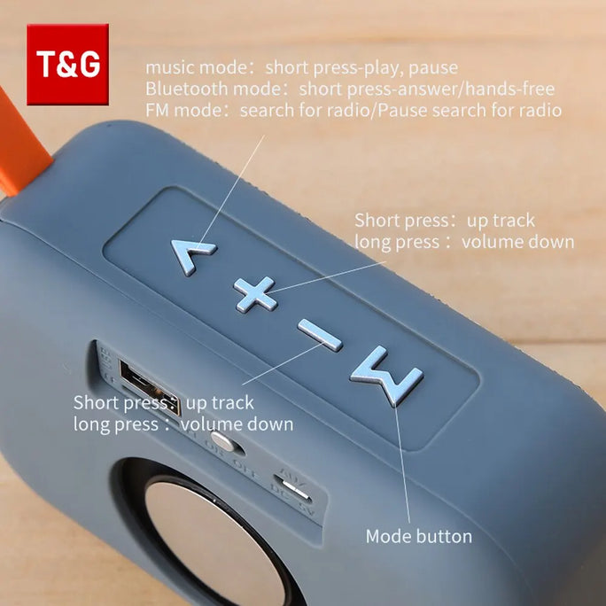 TG506 Waterproof Mini Soundbar – Compact & Powerful Bluetooth Speaker