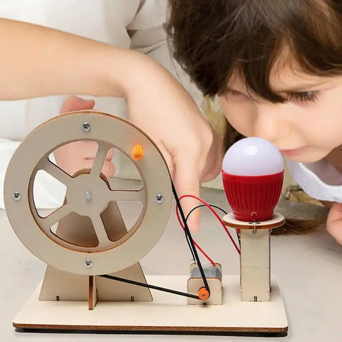 Manual Electricity Generator Kit – STEM Energy Lab for Young Innovators