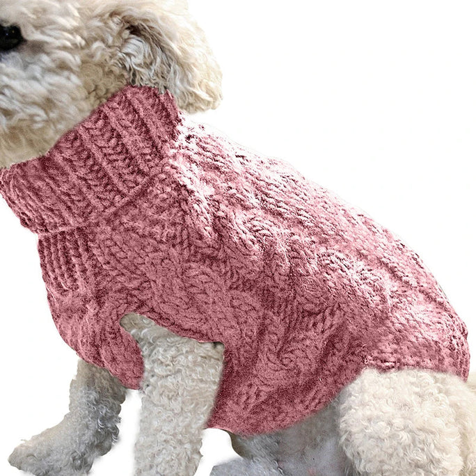 Winter Turtleneck Dog Sweater – Warm, Cozy & Stylish for Cold Days